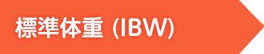 標準体重（IBW）