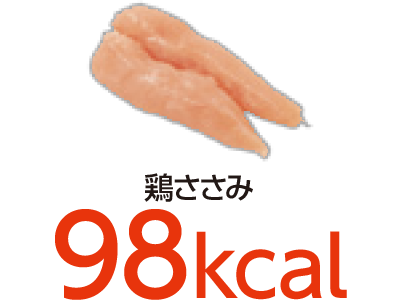 鶏ささみ 98kcal